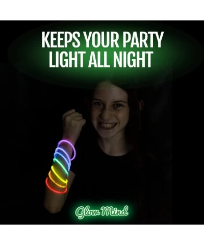 400 Ultra Bright Glow Sticks Bracelets and Necklaces - Halloween Glow in The Dark Party Supplies Decorations - Bulk 8" Glowst...