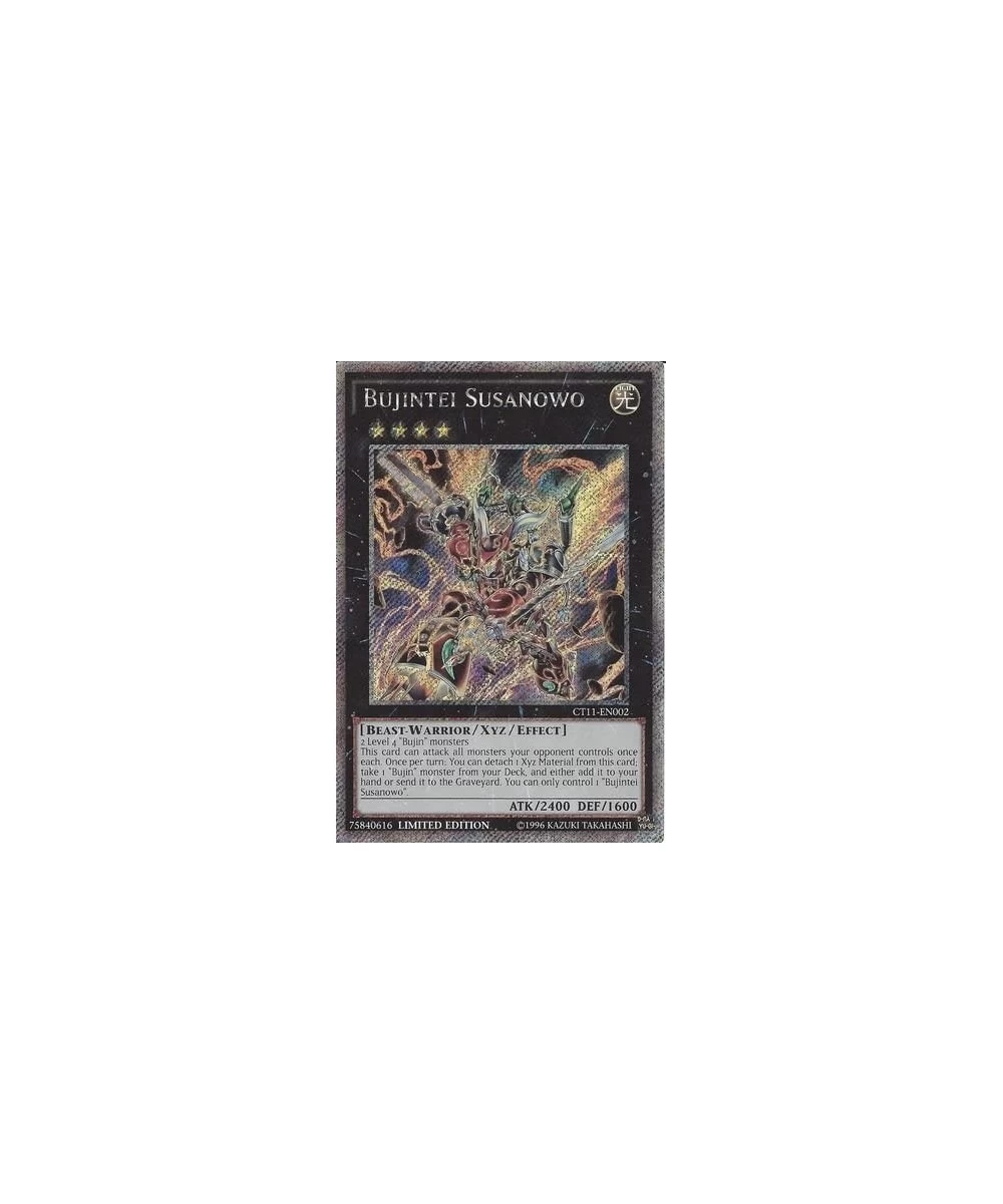 Bujintei Susanowo (CT11-EN002) - Collector Tin Promos - Limited Edition - Platinum Secret Rare $10.62 Card Games