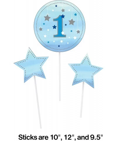 One Little Star Boy - Centrepiece Party Supplies Multicolor $15.60 Kids' Party Centerpieces