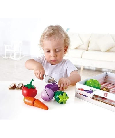 Garden Vegetables | Wooden Cooking Accessories for Kids Pretend Play Food Assortment of Ingredients for Toddlers Ages 3+ $30....