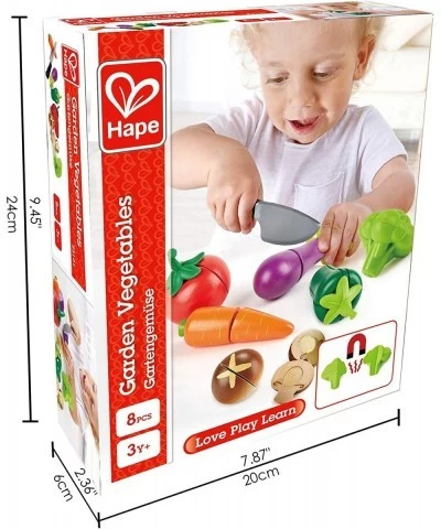 Garden Vegetables | Wooden Cooking Accessories for Kids Pretend Play Food Assortment of Ingredients for Toddlers Ages 3+ $30....