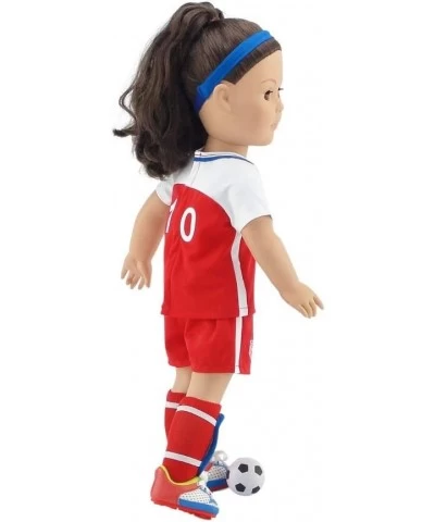 18 Inch Doll Clothes Accessories | 18" Doll USA 9 Piece Soccer Uniform Accessory Gift Set Including Gold Medal and Patriotic ...