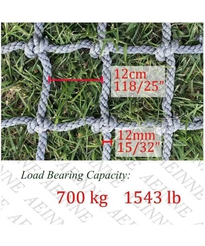 Cargo Net Climbing Rope Netting Climbing Net Climb Safety Rope Ladder for Kids Outdoor Play Playground Rock Equipment Swing S...