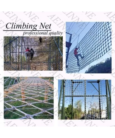 Cargo Net Climbing Rope Netting Climbing Net Climb Safety Rope Ladder for Kids Outdoor Play Playground Rock Equipment Swing S...