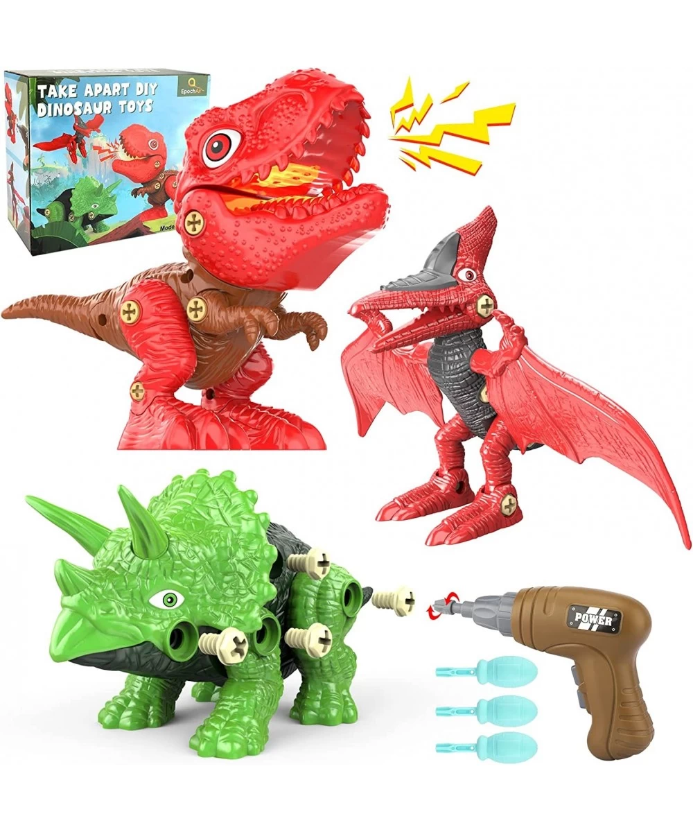 Dinosaur Toys for Kids 3-5 5-7 Take Apart Dinosaur Toys for Kids 3-5 5-7 with Realistic Roar and Led Light Stem Toys for 2 Ye...