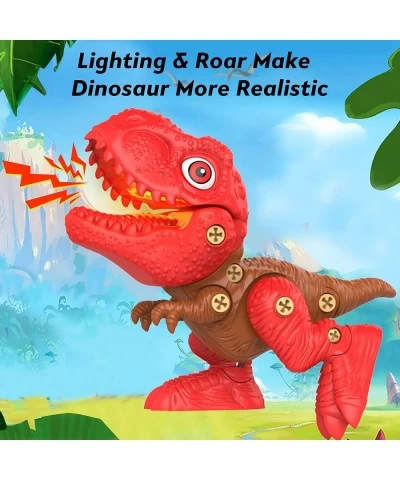 Dinosaur Toys for Kids 3-5 5-7 Take Apart Dinosaur Toys for Kids 3-5 5-7 with Realistic Roar and Led Light Stem Toys for 2 Ye...