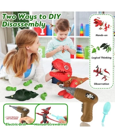 Dinosaur Toys for Kids 3-5 5-7 Take Apart Dinosaur Toys for Kids 3-5 5-7 with Realistic Roar and Led Light Stem Toys for 2 Ye...