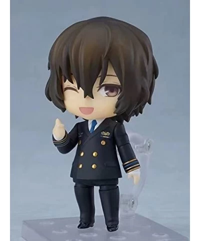 Nakahara Chuuya and Osamu Dazai Q Version Action Figures Toy with Accessories Movable Anime Figures Statue Toy Cartoon Charac...