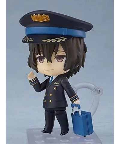 Nakahara Chuuya and Osamu Dazai Q Version Action Figures Toy with Accessories Movable Anime Figures Statue Toy Cartoon Charac...