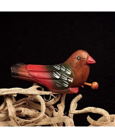 Kids Bird Calling Whistles Bird Call Toy Whistle Simulation Wooden Magpie Musical for Room Decor Simulating Bird's Singing $2...