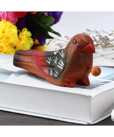 Kids Bird Calling Whistles Bird Call Toy Whistle Simulation Wooden Magpie Musical for Room Decor Simulating Bird's Singing $2...