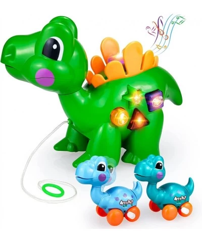 Push & Pull Toys for Toddlers 1-3 | Baby Toys 12-18 Months Can Sit & Stand &Roll Pull Toy Dinosaurs with Lights & Sounds for ...