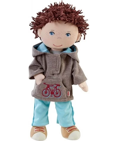 Lian 12" Soft Boy Doll with Brown Hair Blue Eyes and Embroidered Face (Machine Washable) $49.59 Dolls