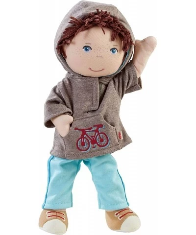 Lian 12" Soft Boy Doll with Brown Hair Blue Eyes and Embroidered Face (Machine Washable) $49.59 Dolls