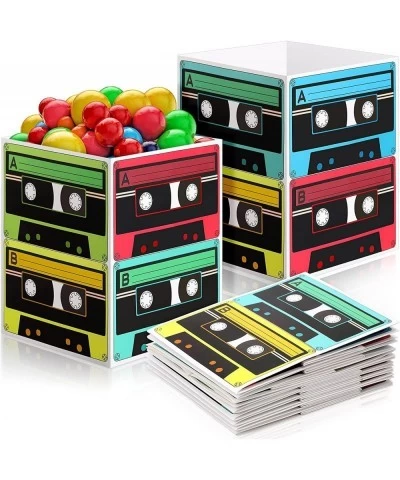 80's 90's Cassette Tape Bucket Centerpiece 80’s Party Supplies and 90's Theme Parties 5.5 x 7 Inch Cassette Tape Table Decor ...