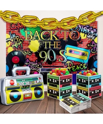 80's 90's Cassette Tape Bucket Centerpiece 80’s Party Supplies and 90's Theme Parties 5.5 x 7 Inch Cassette Tape Table Decor ...