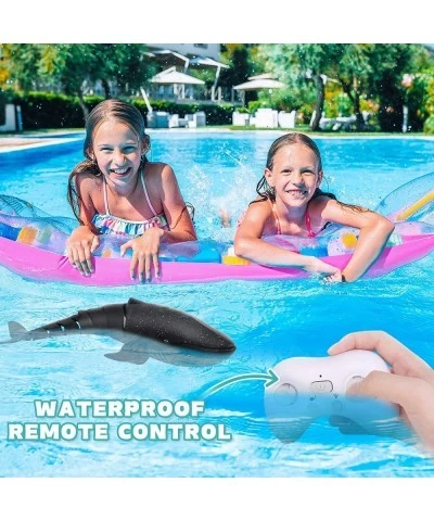 Remote Control Whale Shark 2.4G High Simulation RC Whale Toys for Swimming Pool Bathroom Great Gift RC Boat Pool Water Toys f...