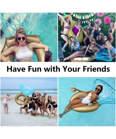 Diamond Ring Inflatable Pool Float 61 inches Inflatable Rafts Pool Tube Float Swimming Pool Float Tube Party Pool Toys for Bo...