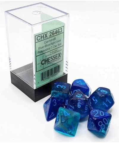 Gemini Polyhedral Dice Set | Set of 7 Dice in a Variety of Sizes Designed for Roleplaying Games | Premium Quality Dice for Ta...