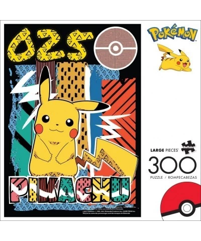 Pokemon - Pikachu Summer Pattern - 300 Large Piece Jigsaw Puzzle $23.01 Jigsaw Puzzles