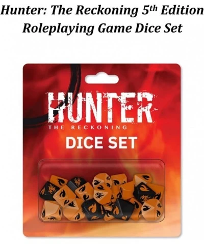 Hunter: The Reckoning 5th Edition Roleplaying Game - Dice Set - Accessory to The Reckoning RPG $33.11 Game Accessories