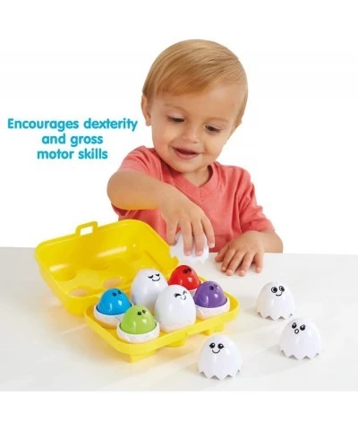 Peek N Peep Eggs Mentally Stimulating Employs Tactile Engagement Sorting/Stacking Toy for Toddlers Ages 12 Months and Older M...