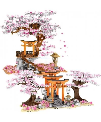 1814+Pieces Romantic Sakura Tree Building Bricks Cherry Blossom Building Blocks- Without Gift Box $89.61 Toy Building Sets