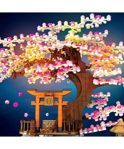 1814+Pieces Romantic Sakura Tree Building Bricks Cherry Blossom Building Blocks- Without Gift Box $89.61 Toy Building Sets