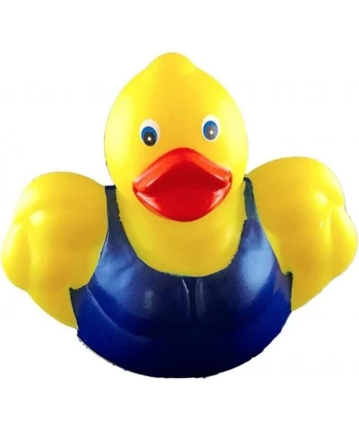 3" Bodybuilder Rubber Duck [Floats Upright] - Baby Safe Bathtub Bathing Toy $19.31 Bathtub Toys