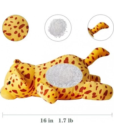 1.4 lbs Weighted Stuffed Animals Cheetah - Weighted Plush Animal Throw Pillow for Anxiety and Stress Relief Soft Cartoon Hugg...