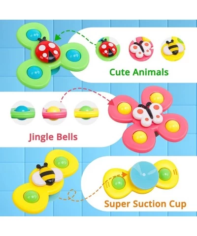 Baby Bath Toys Automatic Shower & 3 Suction Spinners Toddler Bathtub Time Essentials Water Pump Spray Fun Baby Gifts Birthday...