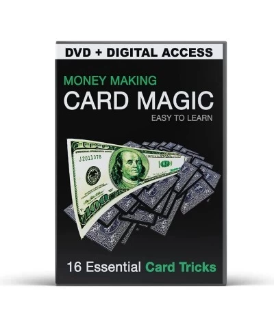 Money Making Card Magic - 16 Essential Card Tricks - DVD + Digital Access for Download $22.47 Magic Kits & Accessories