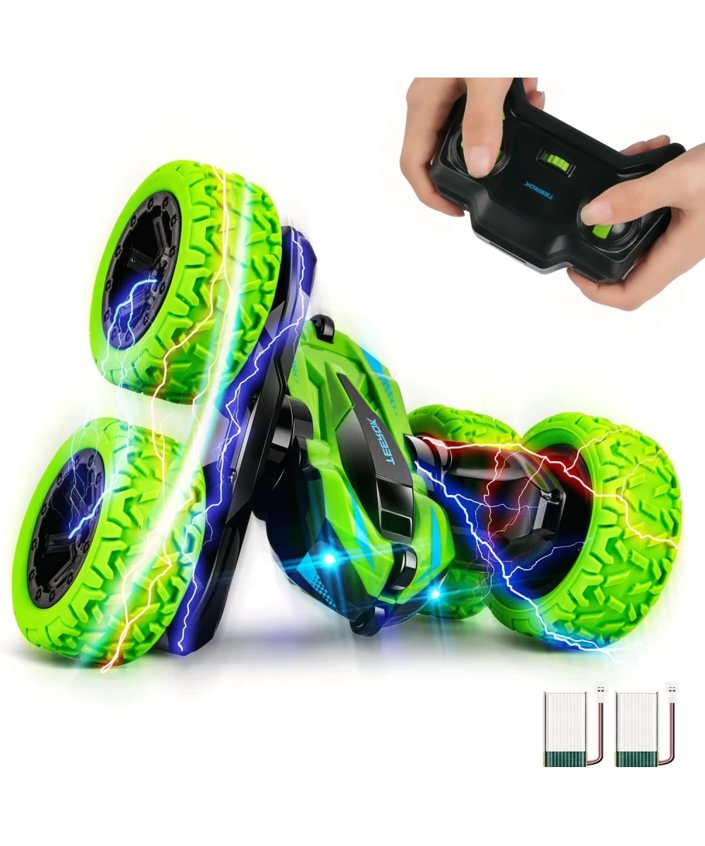 Remote Control Car RC Cars for Boys/Girls 4WD 2.4Ghz RC Stunt Car Double Sided 360° Rotating RC Car with Headlights Xmas Car ...