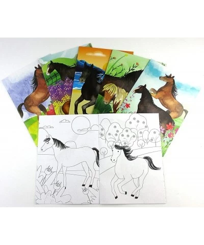 Horse Pony Birthday Party Favor Set (12 multi-point pencils 12 stampers 12 sticker sheets 12 small spiral notepads) Horse Par...