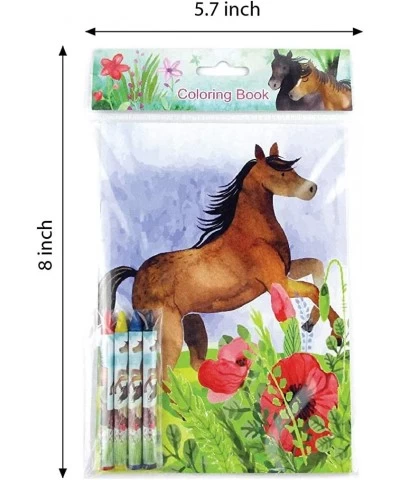 Horse Pony Birthday Party Favor Set (12 multi-point pencils 12 stampers 12 sticker sheets 12 small spiral notepads) Horse Par...