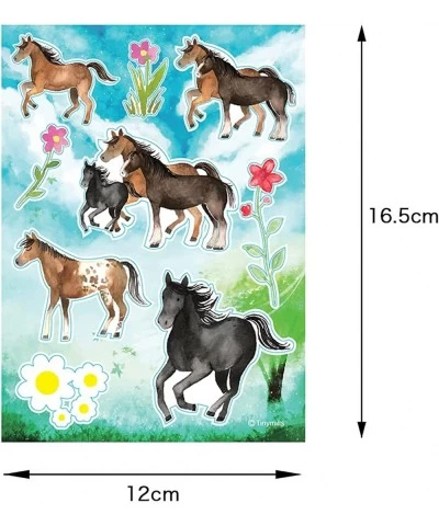 Horse Pony Birthday Party Favor Set (12 multi-point pencils 12 stampers 12 sticker sheets 12 small spiral notepads) Horse Par...