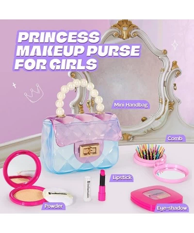 Purse for Little Girls- Kids Makeup Kit for Girls Princess Play Purse Toy with Cosmetics Accessories Pretend Play Toys for Gi...