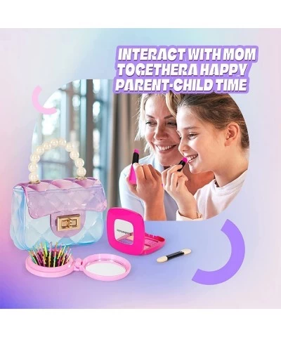 Purse for Little Girls- Kids Makeup Kit for Girls Princess Play Purse Toy with Cosmetics Accessories Pretend Play Toys for Gi...