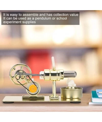 Mini Stirling Engine Model Stainless Steel External Combustion Stirling Engine Motor Model Children Physics Science Education...