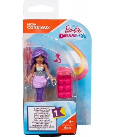 Construx Barbie Sparkle Kingdom Gem Mermaid Mini Figure Playset $19.55 Toy Building Sets