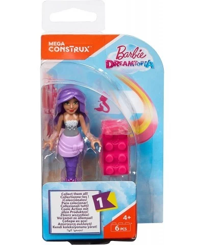 Construx Barbie Sparkle Kingdom Gem Mermaid Mini Figure Playset $19.55 Toy Building Sets