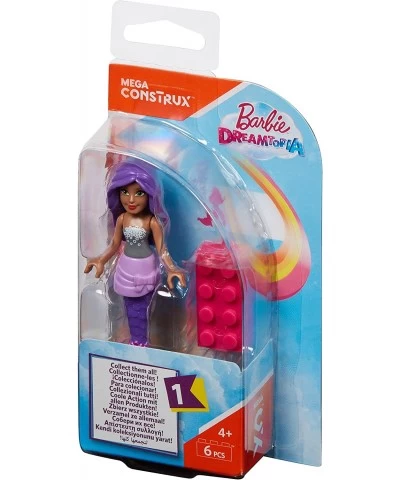 Construx Barbie Sparkle Kingdom Gem Mermaid Mini Figure Playset $19.55 Toy Building Sets