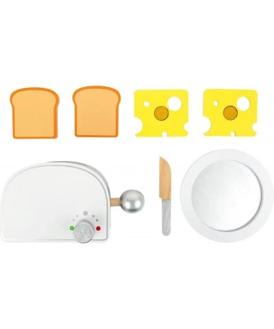 wooden toys Breakfast Set Including Toaster Toast and Much More a Complete playset for Play Kitchens Designed for Children Ag...