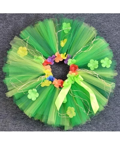 3pcs Hawaiian Hula Luau Tutu Set (2 Sizes: Girls Baby) Birthday Beach Party $38.17 Kids' Costumes