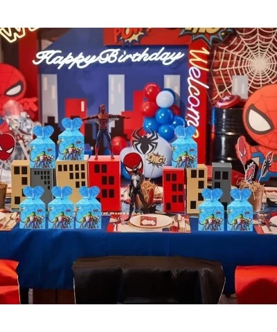 16Pcs Spidey Amazing Friends Birthday Party Gift Boxes Kids Party Favors Give Aways Decoration for Spidey Themed Birthday Par...