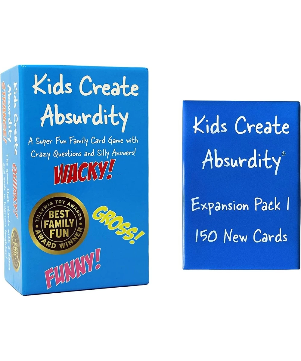 Kids Create Absurdity-Fun Card Game for Kids-Family Game Night with Expansion Pack 1 Award Winning $24.85 Card Games