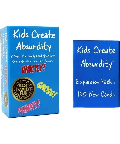 Kids Create Absurdity-Fun Card Game for Kids-Family Game Night with Expansion Pack 1 Award Winning $24.85 Card Games