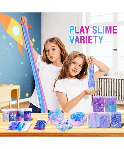 Unicorn Slime Kit for Girls 4-12 Supplies Makes Butter Slime Candy Confetti Slime Glimmer Crunchy Slime Foam Crunchy Slime Je...