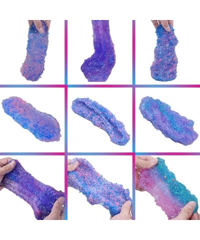 Unicorn Slime Kit for Girls 4-12 Supplies Makes Butter Slime Candy Confetti Slime Glimmer Crunchy Slime Foam Crunchy Slime Je...