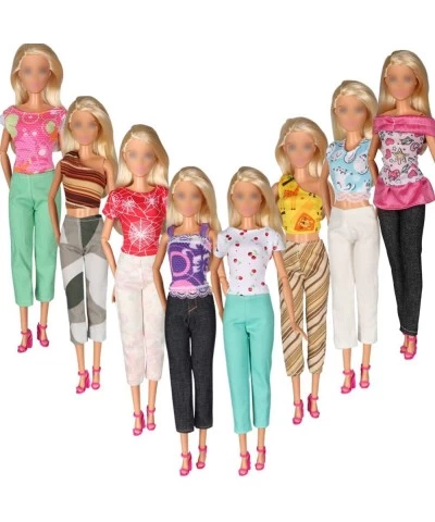 8 Items Doll Clothes 5 Sets Doll T-shirt Outfits and 3 Sets Swimsuits Summer Bikini Bathing Suits for 11.5" Girl dolls $19.30...